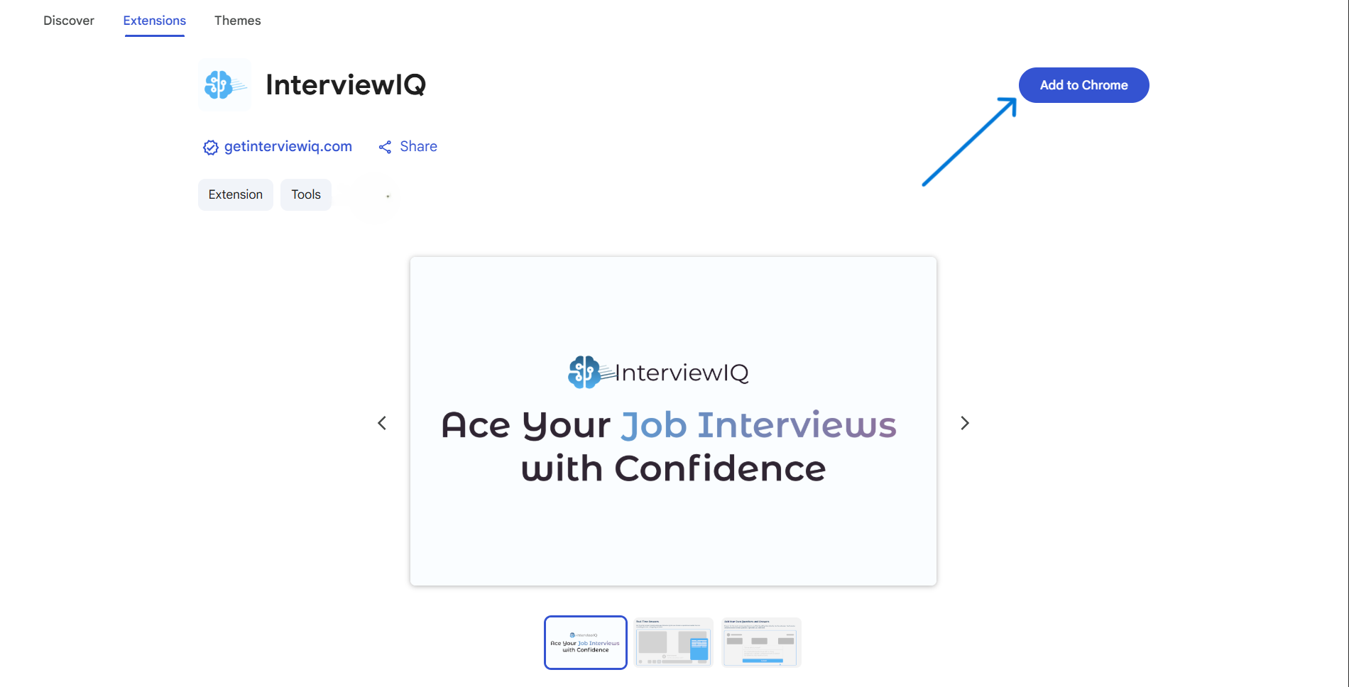 Install the Extension from the chrome web store